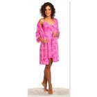 Комплект женский (сорочка, халат) Соблазн цвет розовый, р-р 50   вискоза - Фото 1