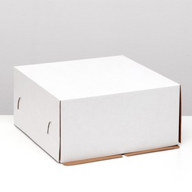 Кондитерская упаковка, короб белый, 28 х 28 х 14 см 1415594