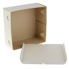 Кондитерская упаковка, короб белый, 28 х 28 х 14 см - Фото 3