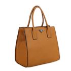 Сумка женская на молнии, 1 отдел с расширением, 1 наружный карман, коричневая - Фото 2