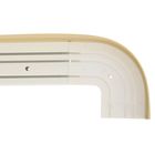 Карниз трёхрядный «Ультракомпакт. Есенин серебро», 360 см, с декоративной планкой 7 см, цвет кото  (артикул 1455711)  большой выбор товаров оптом и в розницу по низким ценам с доставкой