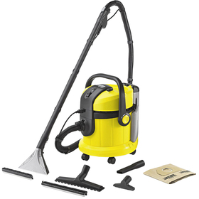 Пылесос Karcher SE 4001, моющий, 1400/400 Вт, 4 л, чёрно-жёлтый