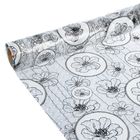 Клеёнка на стол ПВХ, ширина 137 см, толщина 0,22 мм, 3D-эффект, рулон 20 м - Фото 2