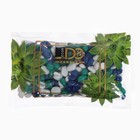 Грунт для аквариума (5-10 мм), белый/темно-синий/изумрудный, 350 г - Фото 2