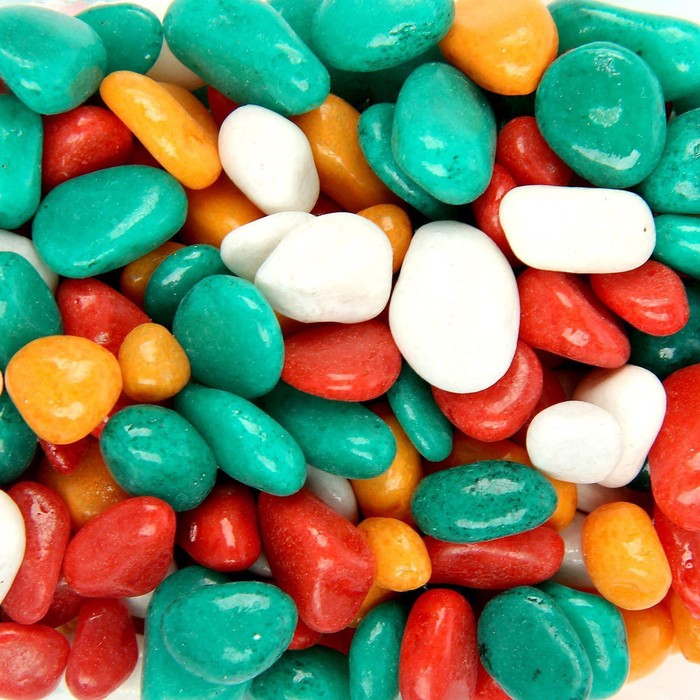 Грунт для аквариума, 5-10 мм, 350 г, разноцветный - Фото 1