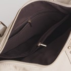 Сумка женская, отдел на молнии, наружный карман, длинный ремень, цвет хаки - Фото 5