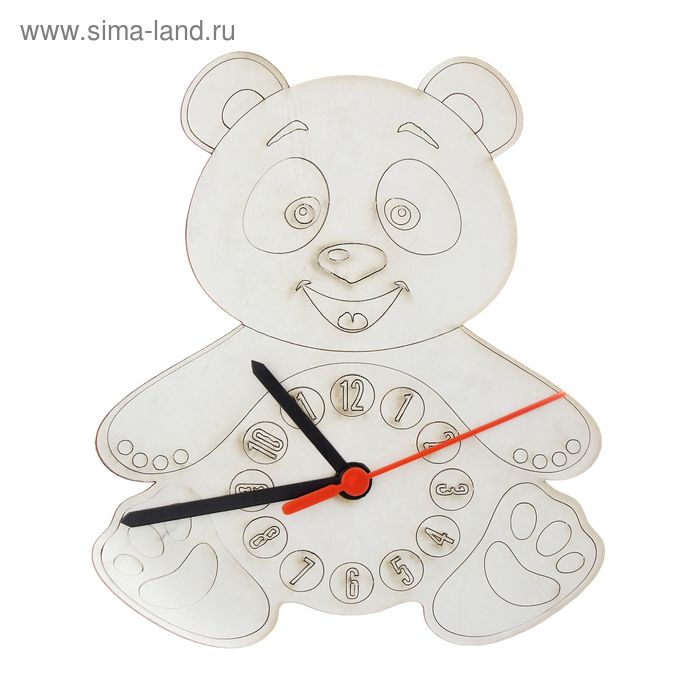 Песочные часы 3D "Панда": механизм, 3 стрелки, крючок - Фото 1