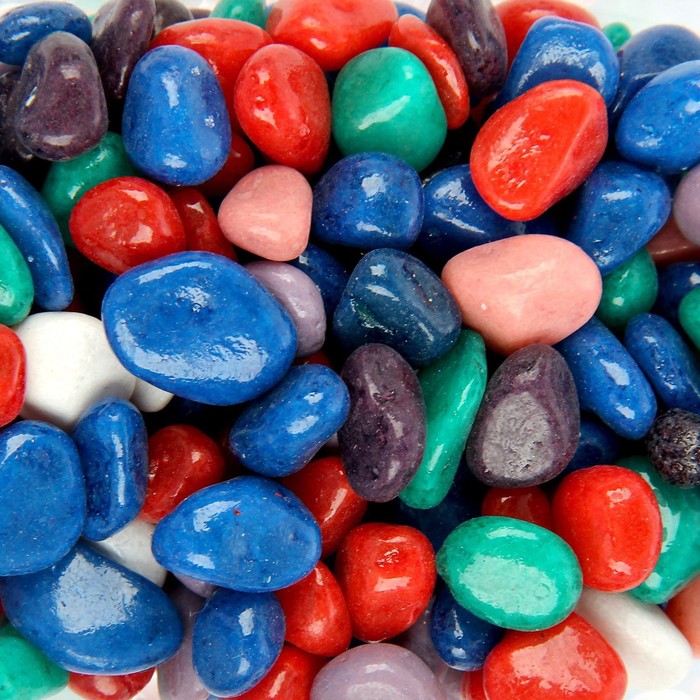 Галька для аквариума (5-10 мм) Микс, 350 г - Фото 1