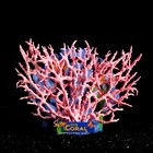 Коралл пластиковый большой 24,5 х 4 х 19 см, розовый - фото 297791647