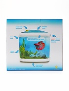 Аквариум настольный, с подсветкой LED и календарем кормлений, 4.4 л - Фото 19