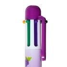 Ручка шариковая Calligrata, автоматическая, 6-цветная, корпус с рисунком, МИКС - Фото 11