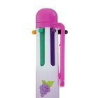 Ручка шариковая многоцветная Calligrata, автоматическая, 6 цветов, с рисунком, МИКС - Фото 13