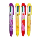 Ручка шариковая Calligrata, автоматическая, 6-цветная, корпус с рисунком, МИКС - Фото 5