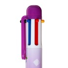 Ручка шариковая многоцветная Calligrata, автоматическая, 6 цветов, с рисунком, МИКС - Фото 6