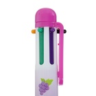 Ручка шариковая Calligrata, автоматическая, 6-цветная, корпус с рисунком, МИКС - Фото 7