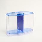 Аквариум настольный двухсекционный, с грунтом и 2 растениями - Фото 12