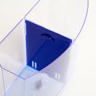 Аквариум настольный двухсекционный, с грунтом и 2 растениями - Фото 3