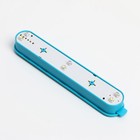 Аквариумный набор трехсекционный, с подсветкой LED, 2.55 л, голубой - Фото 6