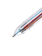 Ручка шариковая Calligrata, автоматическая, 6-цветная, прозрачный корпус - Фото 3
