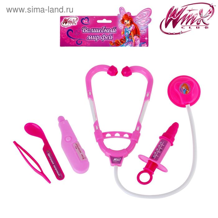 Набор доктора "Будь здорова", феи ВИНКС: Блум, 5 предметов - Фото 1