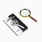 Лупа классическая в золотой оправе 6х, d=9 см, Мастер К. - Фото 2