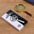 Лупа классическая в золотой оправе 6х, d=9 см, Мастер К. - Фото 4