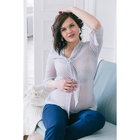 Блузка для беременных 2207, цвет в горох, размер 46, рост 170 - Фото 1