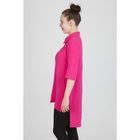 Рубашка женская удлинённая, цвет тёмно- розовый, размер 50 - Фото 3
