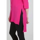 Рубашка женская удлинённая, цвет тёмно-розовый, размер 44 - Фото 7