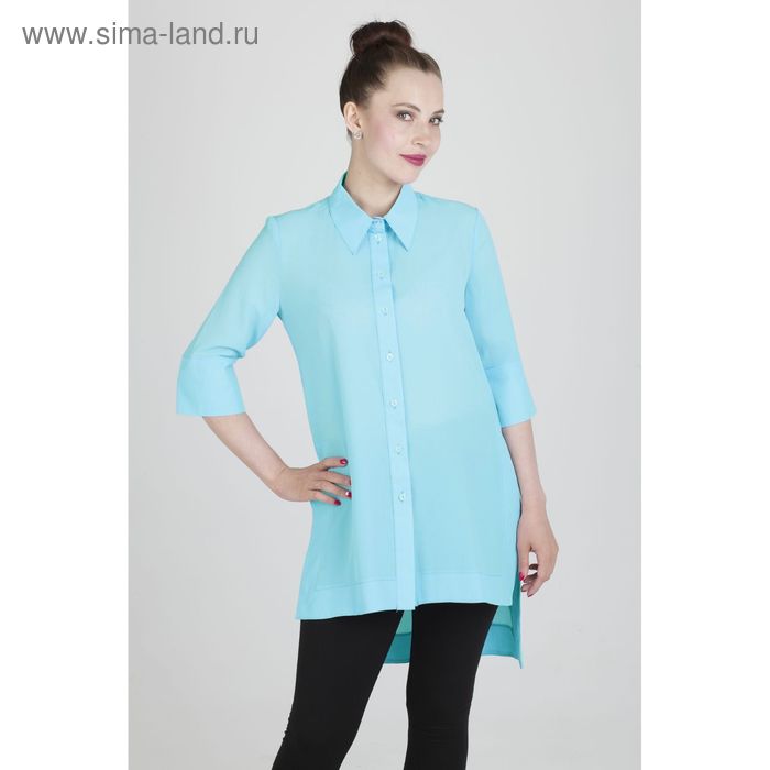 Блуза женская 17247, размер 44, рост 168, цвет голубой - Фото 1