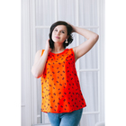 Блузка для беременных 2248, цвет оранжевый, размер 50, рост 170 - Фото 4
