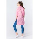 Рубашка женская удлинённая, цвет розовый, размер 50 - Фото 4