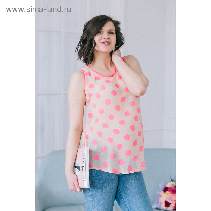 Блузка для беременных 2248, цвет розовый, размер 50, рост 170 - Фото 1