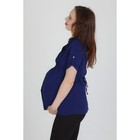 Блузка для беременных 2242, цвет тёмно-синий, размер 42, рост 170 - Фото 2