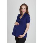 Блузка для беременных 2242, цвет тёмно-синий, размер 42, рост 170 - Фото 5