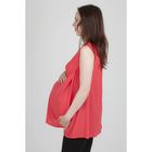 Блузка для беременных 2238, размер 48, рост 170, цвет коралл - Фото 3