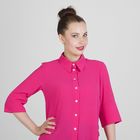 Рубашка женская удлинённая, цвет тёмно-розовый, размер 48 - Фото 5