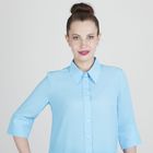 Блуза женская 17247, размер 46, рост 168, цвет голубой - Фото 4