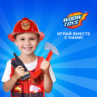 Набор игровой «Пожарный», 5 предметов, фартук - Фото 2
