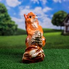Садовая фигура "Белочка с шишкой", оранжевая, 30х15х34 см - Фото 3