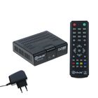Приставка для цифрового ТВ D-COLOR DC911HD ECO, FullHD, DVB-T2, HDMI, RCA, USB, черная - Фото 1