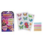 Аппликация-наклейка "Бабочки" 2 листа + стразы - Фото 3