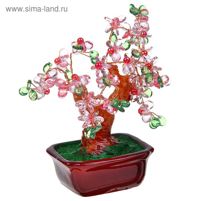 Сувенир полистоун "Дерево с цветами" МИКС 14х8,5х6,3 см - Фото 1