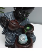 Фонтан настольный «Маленький Будда с чайником», от сети, 34×21×20 см 1379728