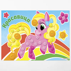 Набор для творчества. Аппликация пуговками «Пони» 15 х 21 см - Фото 1