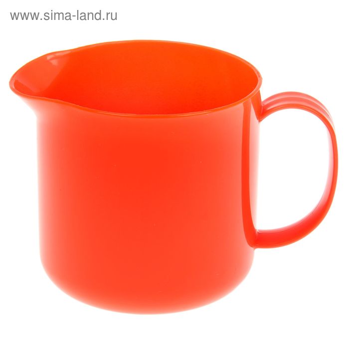 Кружка с носиком 500 мл, цвет оранжевый - Фото 1