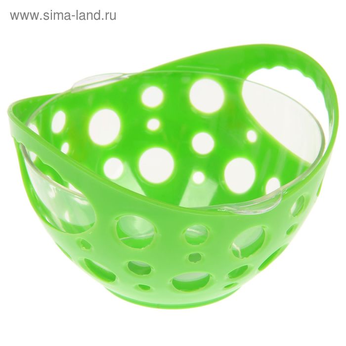 Конфетница с чашей 500 мл, цвет зеленый - Фото 1