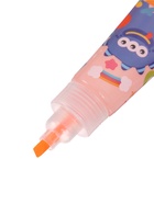 УЦЕНКА Маркер-текстовыделитель «Монстрик», скошенный наконечник, узел 5 мм, оранжевый - Фото 4