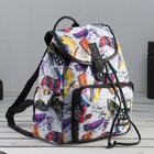 Рюкзак молодёжный, отдел на шнурке, наружный карман, цвет разноцветный - Фото 1
