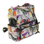 Рюкзак молодёжный, отдел на шнурке, наружный карман, цвет разноцветный - Фото 4